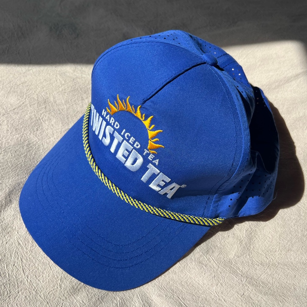 Twisted Tea Blue Mesh Sun Hat
